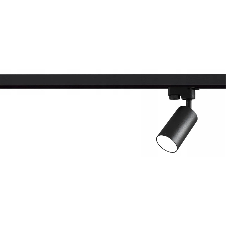 Faretto per sistema a binario monofase 1xGU10/10W/230V, nero