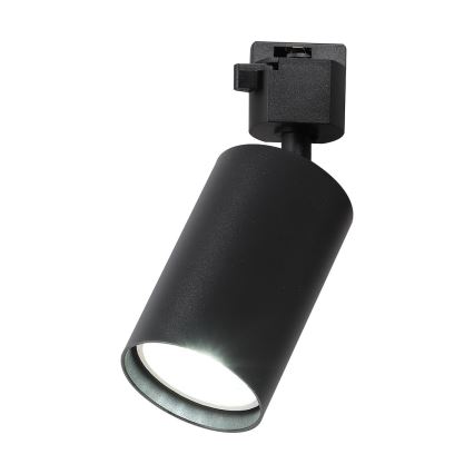 Faretto per sistema a binario monofase TIGER 1xGU10/10W/230V, nero