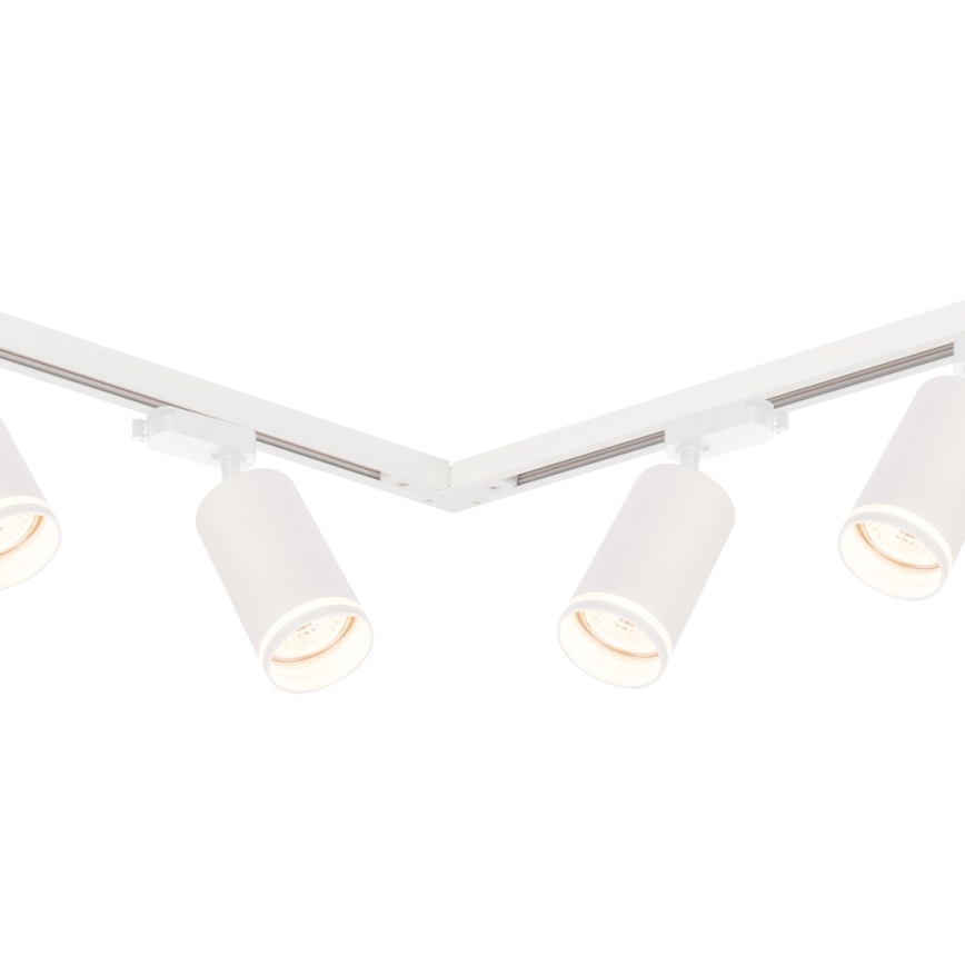 Faretto per sistema a binario PIPE 6xGU10/10W/230V, bianco
