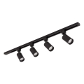 Faretto per sistema a binario TRACER 4xGU10/10W/230V 1 m nero