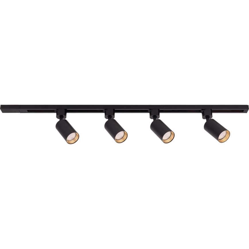 Faretto per sistema a binario TRACER 4xGU10/10W/230V 1 m nero