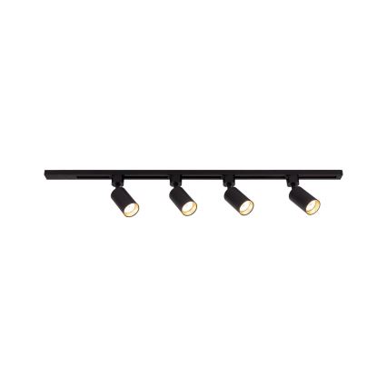 Faretto per sistema a binario TRACER 4xGU10/10W/230V 1 m nero