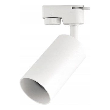 Faretto per sistema binario monofase 1xGU10/10W/230V bianco
