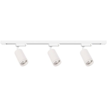 Faretto per sistema binario PIPE 3x GU10/10W/230V bianco