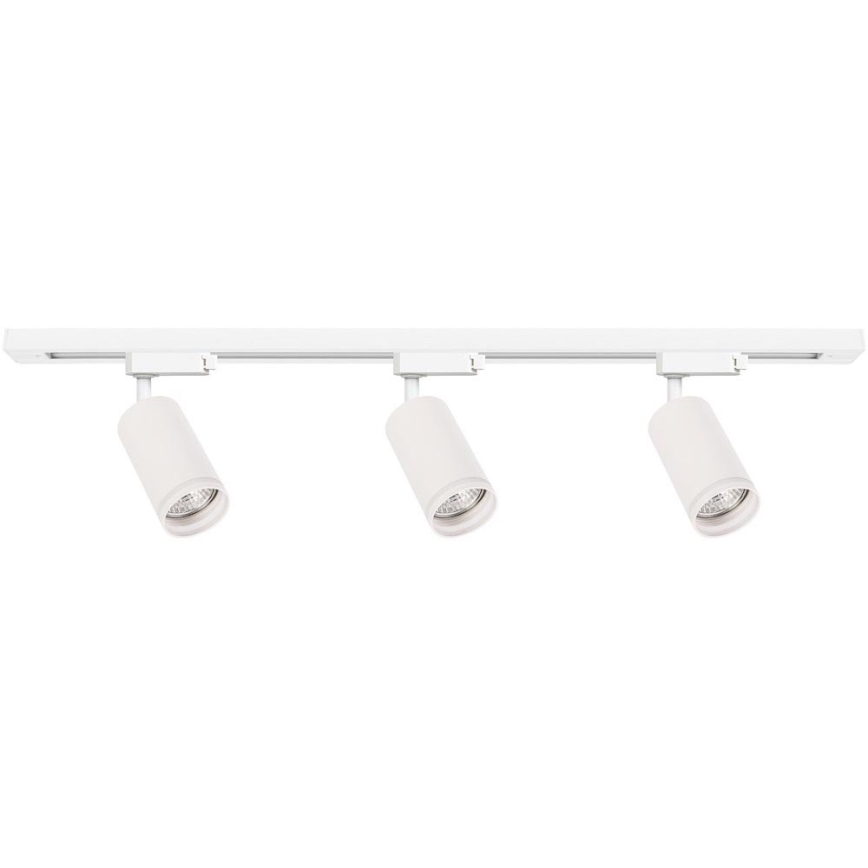 Faretto per sistema binario PIPE 3x GU10/10W/230V bianco