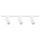 Faretto per sistema binario PIPE 3x GU10/10W/230V bianco
