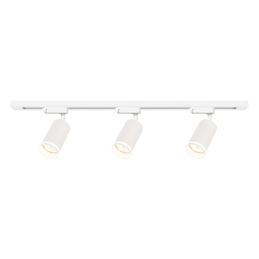 Faretto per sistema binario PIPE 3x GU10/10W/230V bianco