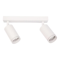 Faretto PIPE 2xGU10/10W/230V bianco