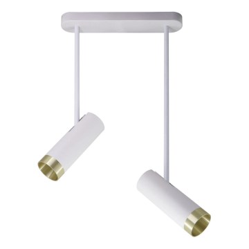 Faretto PORTO 2xGU10/10W/230V bianco