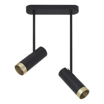 Faretto PORTO 2xGU10/10W/230V nero