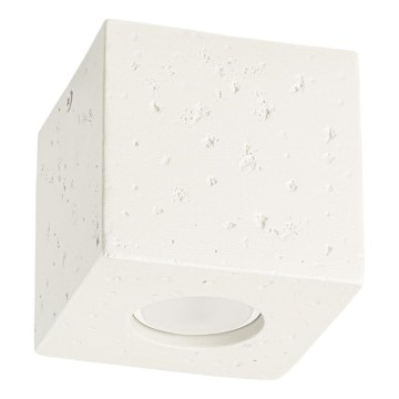 Faretto QUAD 1xGU10/10W/230V cemento/crema