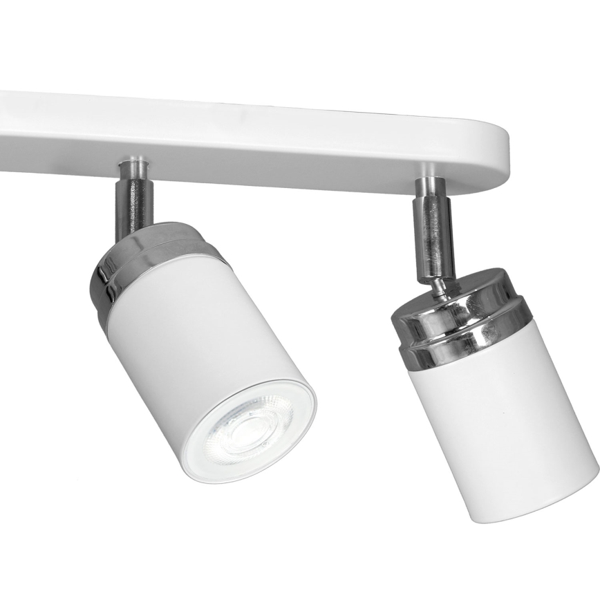 Faretto RENO 3xGU10/8W/230V bianco/cromo lucido