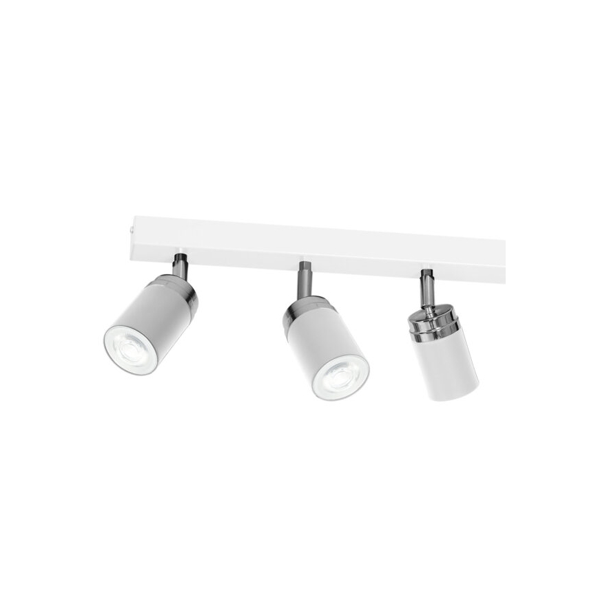 Faretto RENO 6xGU10/8W/230V bianco/cromo lucido