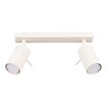 Faretto RING 2xGU10/10W/230V color crema