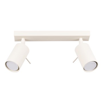 Faretto RING 2xGU10/10W/230V color crema