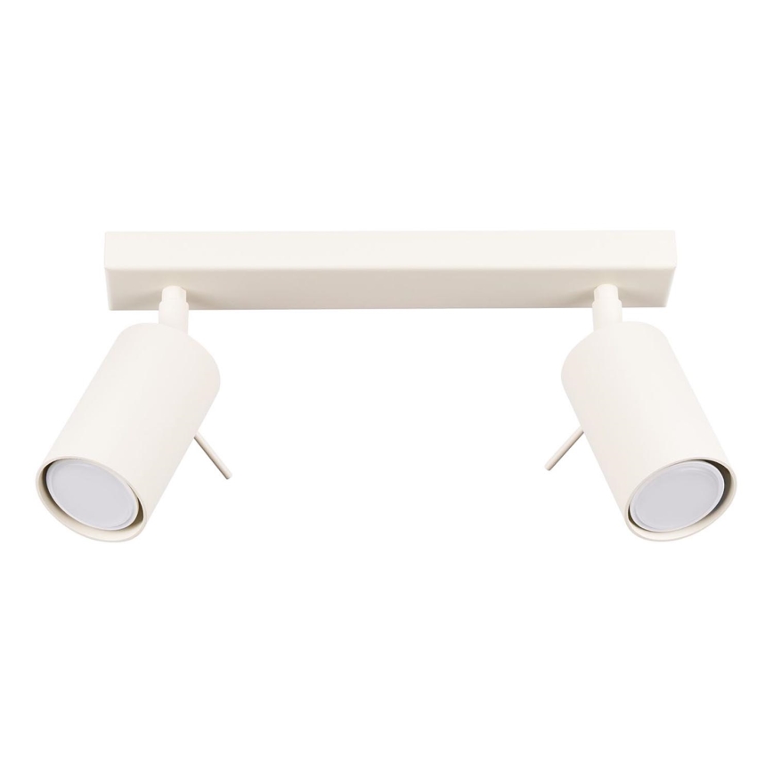 Faretto RING 2xGU10/10W/230V color crema