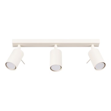 Faretto RING 3xGU10/10W/230V color crema