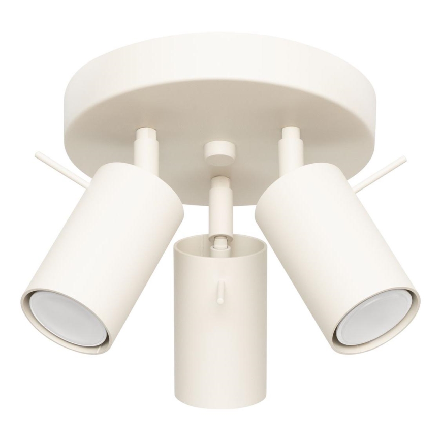 Faretto RING 3xGU10/10W/230V color crema