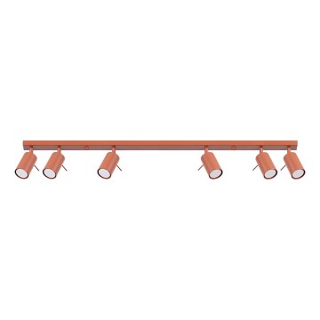 Faretto RING 6xGU10/10W/230V rosso