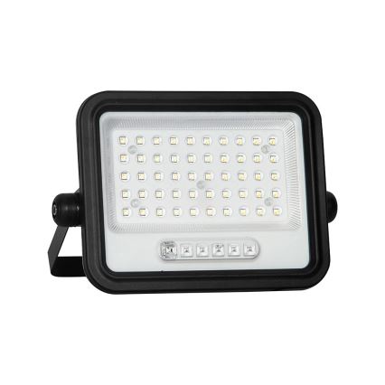 Proiettore solare LED dimmerabile LED/100W/3,2V 2000-8000K IP65 5000 mAh nero + telecomando