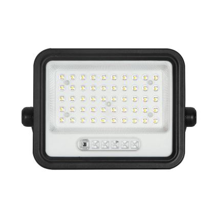 Proiettore solare LED dimmerabile LED/100W/3,2V 2000-8000K IP65 5000 mAh nero + telecomando