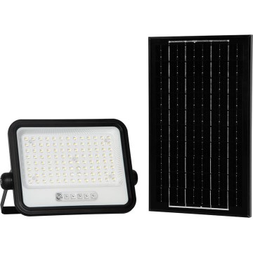 Faretto solare dimmerabile a LED/200W/3,2V 2000-8000K IP65 10000 mAh nero + telecomando