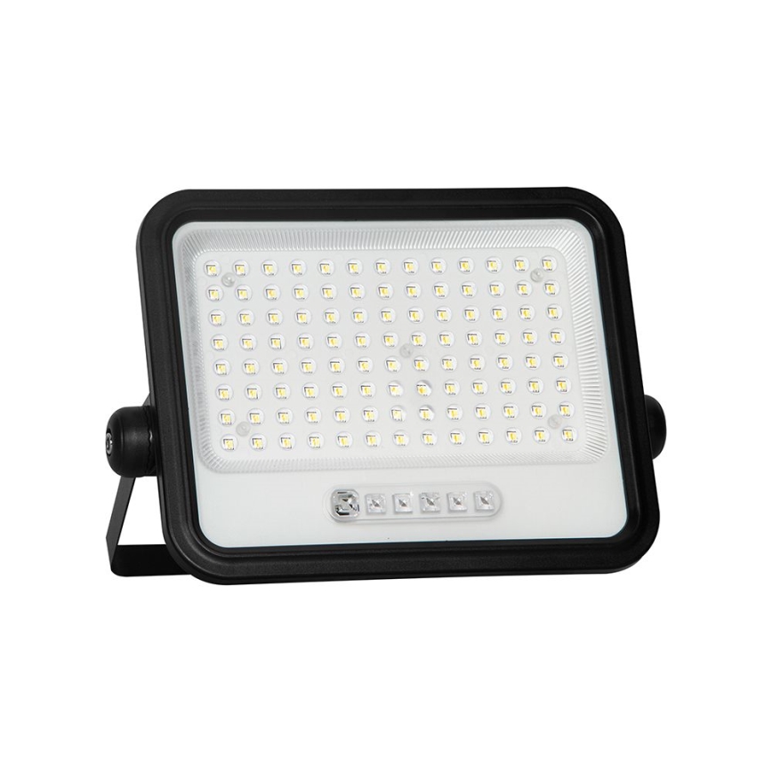 Faretto solare dimmerabile a LED/200W/3,2V 2000-8000K IP65 10000 mAh nero + telecomando