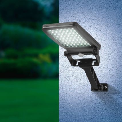 Faretto solare LED con sensore ADIK LED/1,2W/3,7V 1200 mAh 6500K IP44