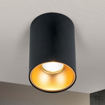 Faretto STARLIGHT 1xGU10/50W/230V nero/oro