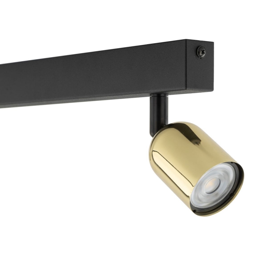 Faretto TOP 3xGU10/10W/230V nero/oro