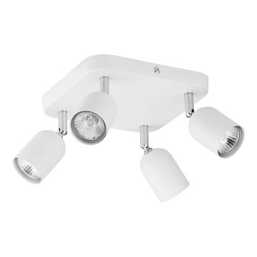 Faretto TOP 4xGU10/10W/230V bianco