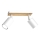 Faretto TULON 2xGU10/8W/230V bianco/quercia