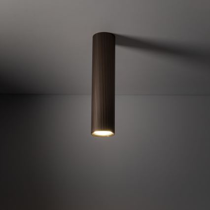 Faretto TUNE L 1xGU10/10W/230V 24 cm marrone