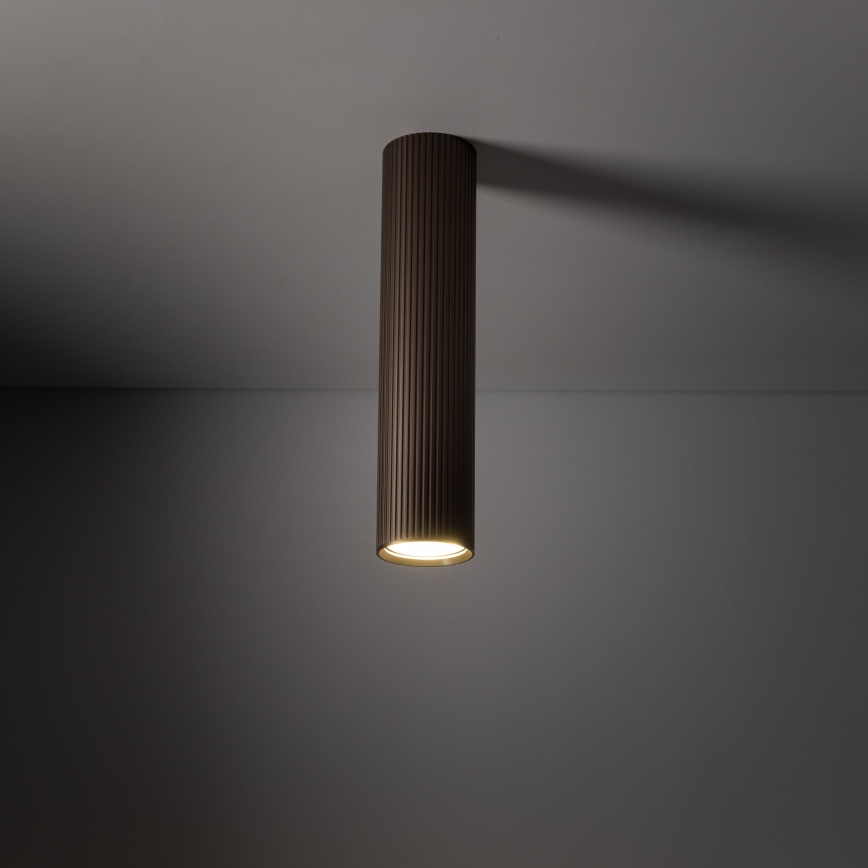 Faretto TUNE L 1xGU10/10W/230V 24 cm marrone