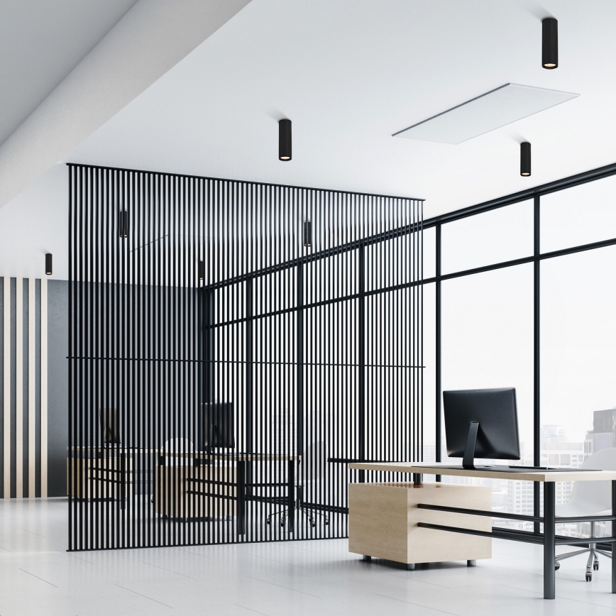 Faretto TUNE M 1xGU10/10W/230V 17 cm nero