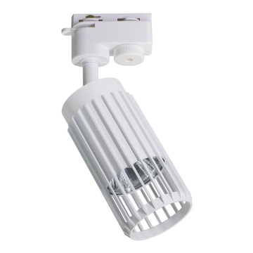 Faretto VERTICAL per sistema a binario 1xGU10/8W/230V bianco