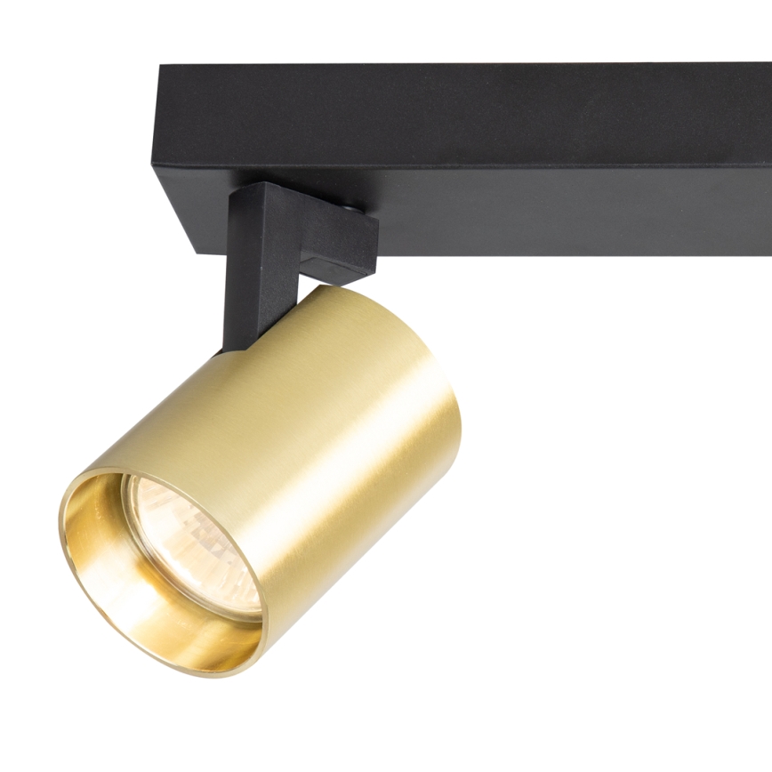 Faretto VOLF 2xGU10/10W/230V oro/nero