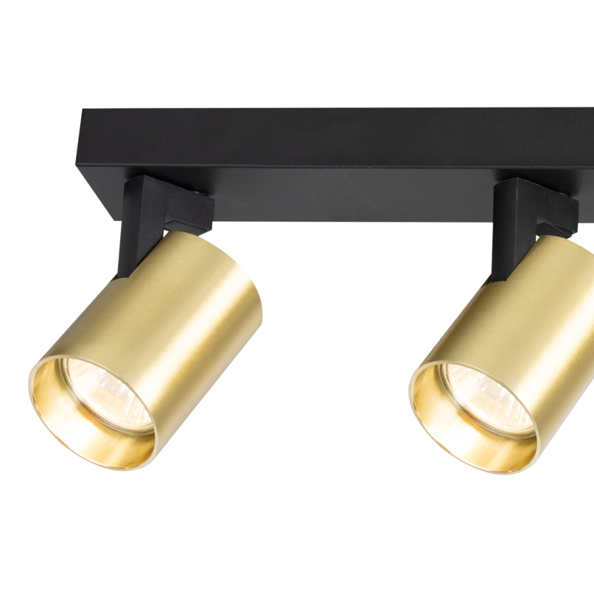 Faretto VOLF 3xGU10/10W/230V oro/nero