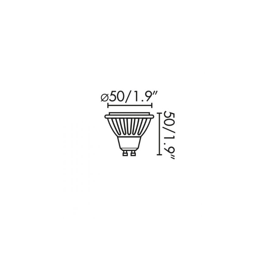 Faro 17316 - Lampadina LED GU10/8W/230V 2700K