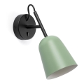 FARO 28259 - Applique STUDIO 1xE14/8W/230V verde/nero