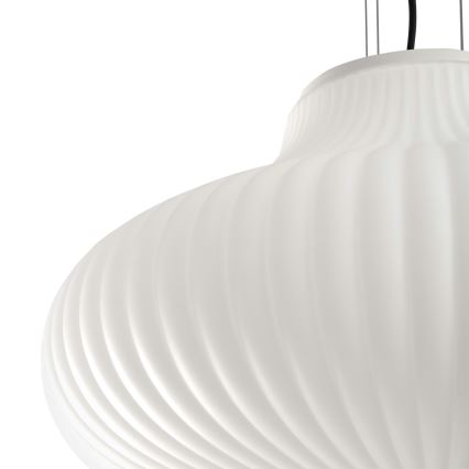 FARO 28300 - Lampadario a sospensione con filo ISABELLE 1xE27/15W/230V diametro 31 cm bianco