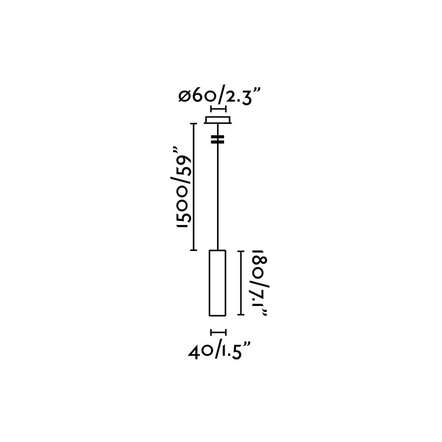 FARO 29895 - Lampadario su filo LED ORA LED/4W/230V nero