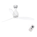 FARO 32025 - Ventilatore da soffitto MINI ETERFAN bianco opaco/limpido
