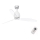 FARO 32025 - Ventilatore da soffitto MINI ETERFAN bianco opaco/limpido