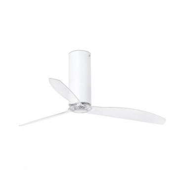 FARO 32034 - Ventilatore da soffitto TUBE FAN bianco/limpido d. 128 cm