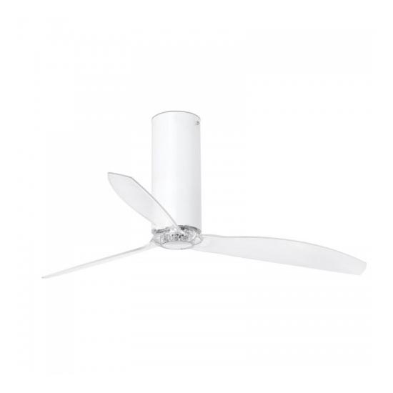 FARO 32034 - Ventilatore da soffitto TUBE FAN bianco/limpido d. 128 cm