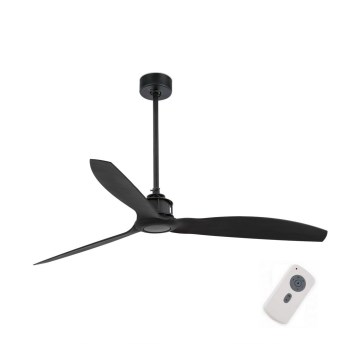 FARO 32100 - Ventilatore da soffitto JUST FAN diametro 128 cm nero + telecomando