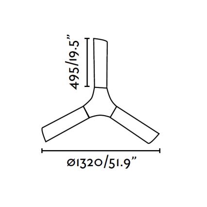 FARO 33317 - Ventilatore da soffitto LAKKI