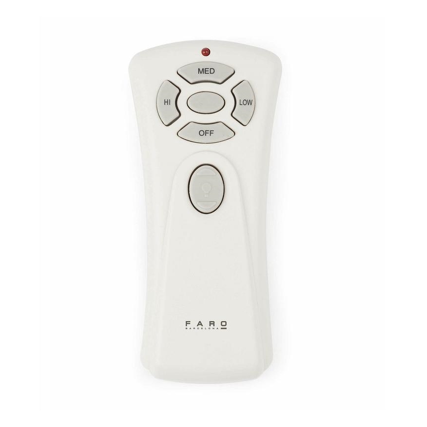 FARO 33370DC - Ventilatore da soffitto LANTAU marrone/cromo opaco d. 132cm  + telecomando