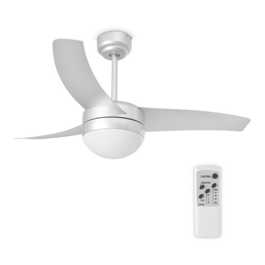 FARO 33416 - Ventilatore da soffitto EASY 2xE27/15W/230Vd 105cm + telecomando